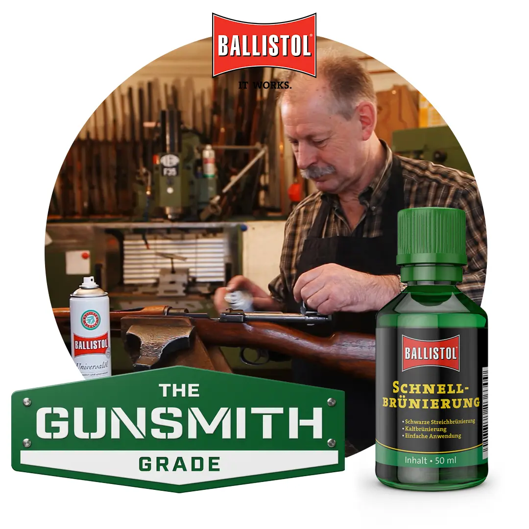 น้ำยารมดำปืนที่ดีที่สุด Ballistol บอลลิสตอล