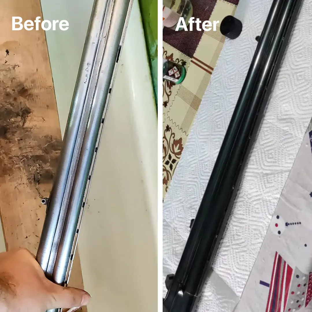 วิธีทำสีปืนดำ